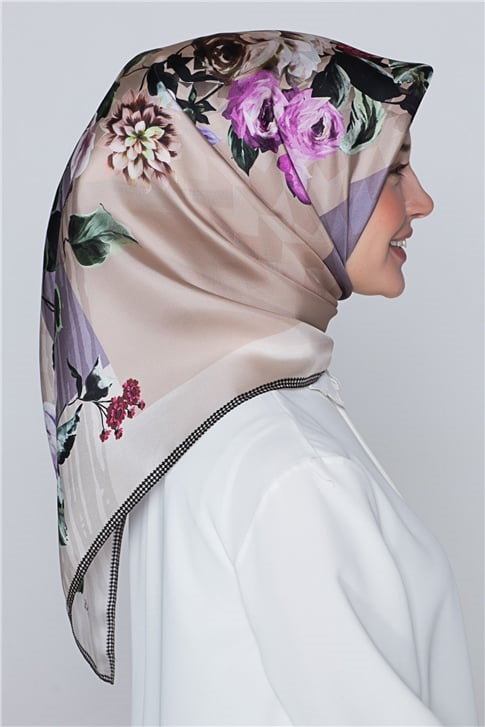 Armine Nostalji Sura İpek Eşarp 18Ya2816 11