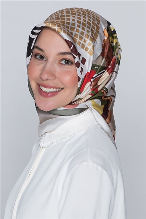 Armine Nostalji Sura İpek Eşarp 18Ya2824 33
