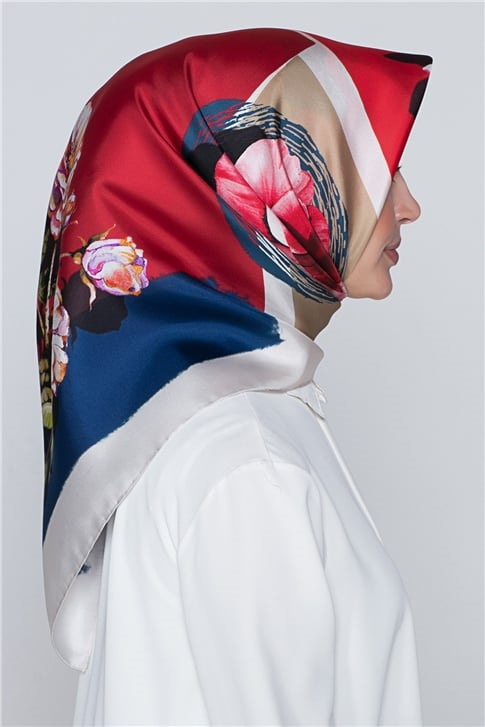 Armine Nostalji Twill İpek Eşarp 18Ya0642 35