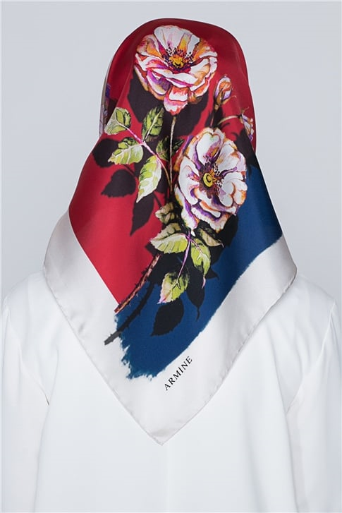 Armine Nostalji Twill İpek Eşarp 18Ya0642 35