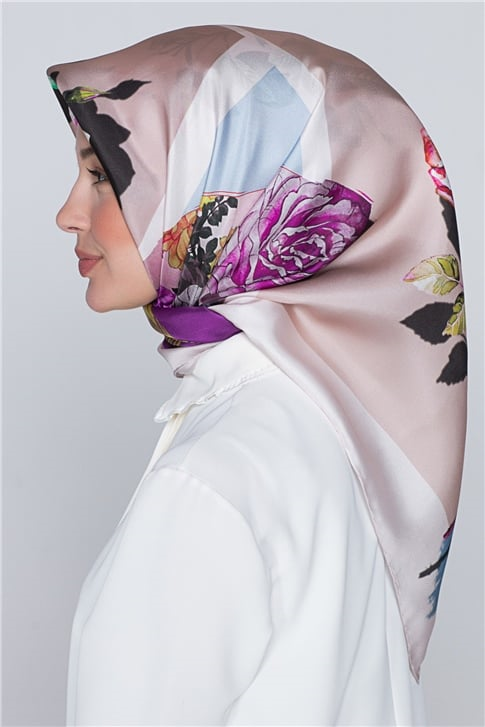 Armine Nostalji Twill İpek Eşarp 18Ya0642 34