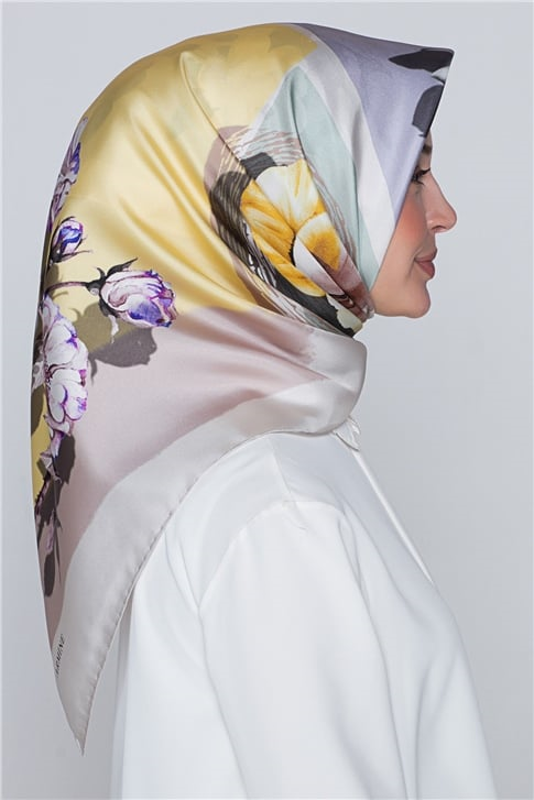 Armine Nostalji Twill İpek Eşarp 18Ya0642 82
