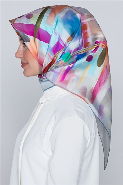 Armine Nostalji Twill İpek Eşarp 18Ya2808 10