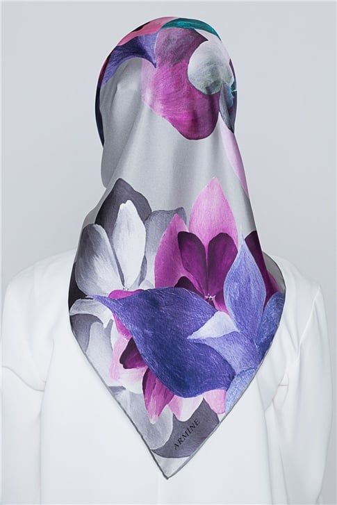 Armine Nostalji Twill İpek Eşarp 18Ya2805 11