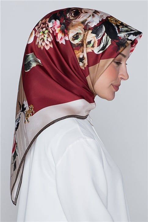 Armine Nostalji Twill İpek Eşarp 18Ya2816 10