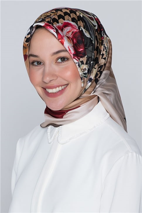 Armine Nostalji Twill İpek Eşarp 18Ya2816 10