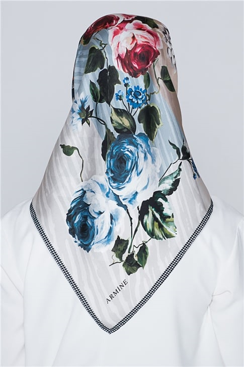 Armine Nostalji Twill İpek Eşarp 18Ya2816 81