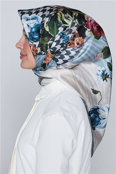 Armine Nostalji Twill İpek Eşarp 18Ya2816 81