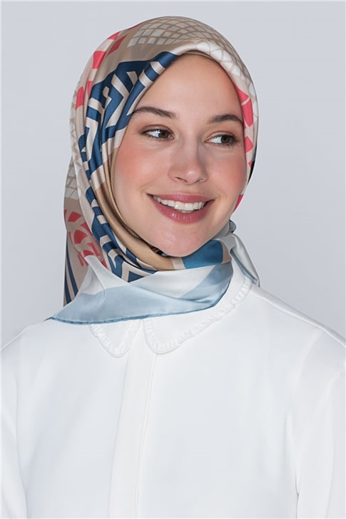 Armine Nostalji Twill İpek Eşarp 18Ya2824 13