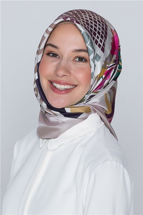 Armine Nostalji Twill İpek Eşarp 18Ya2824 81