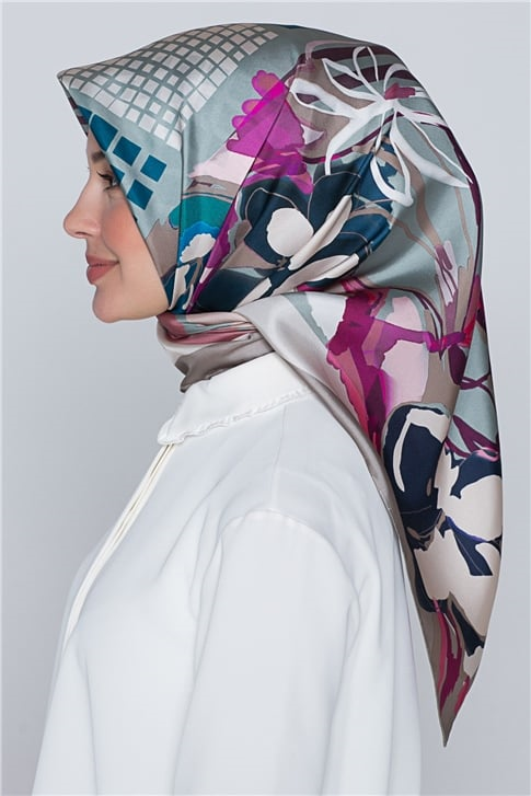 Armine Nostalji Twill İpek Eşarp 18Ya2824 15