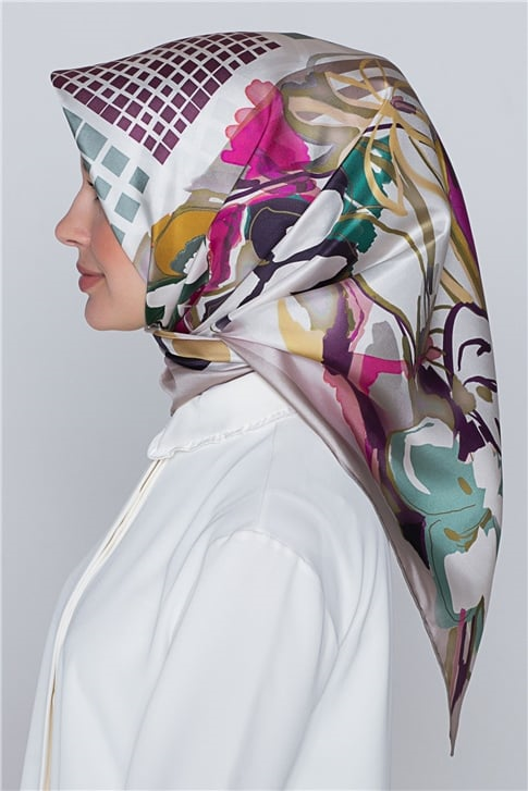 Armine Nostalji Twill İpek Eşarp 18Ya2824 81