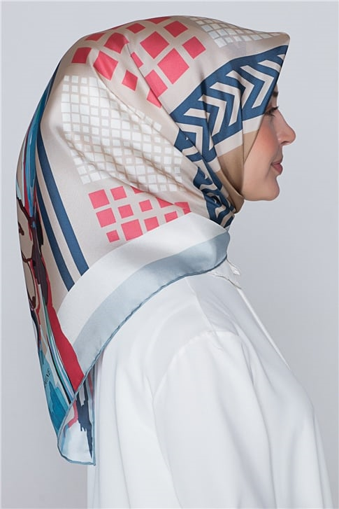 Armine Nostalji Twill İpek Eşarp 18Ya2824 13