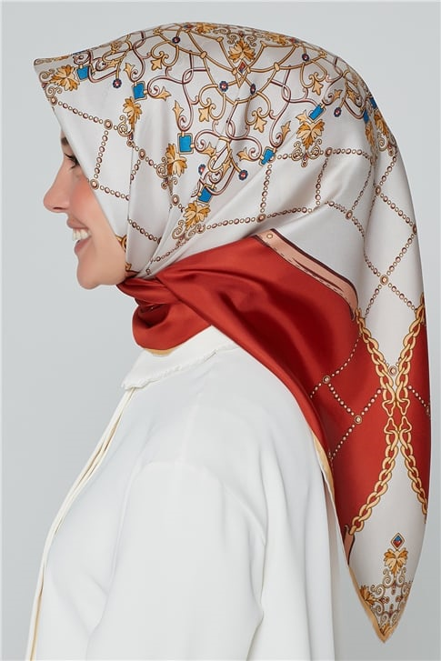 Armine Nostalji Twill İpek Eşarp 18Ya3736 01
