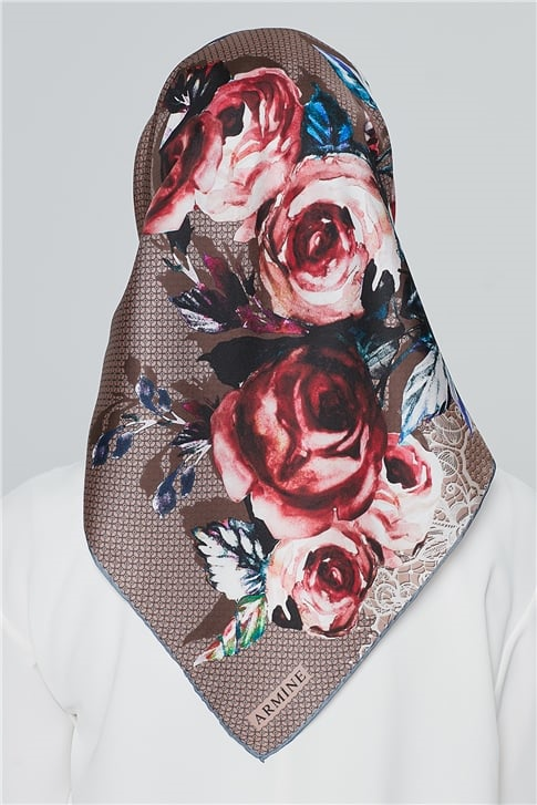 Armine Nostalji Twill İpek Eşarp 18Ya4513 3 14