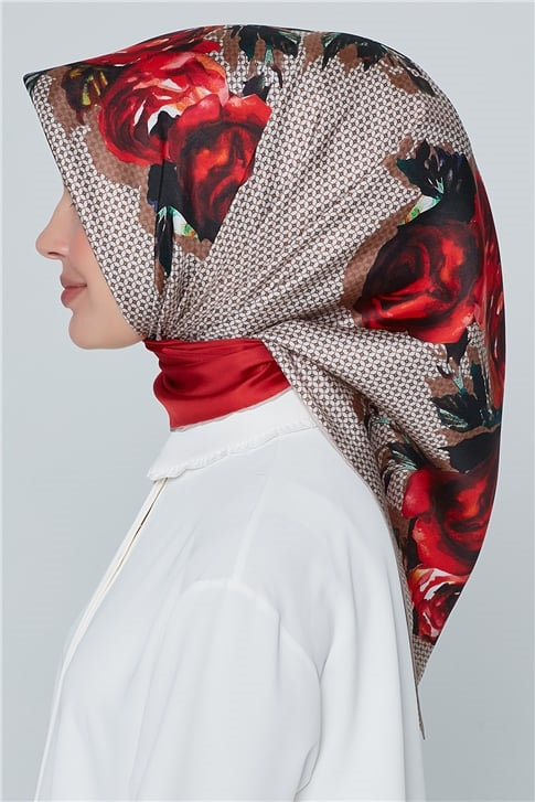 Armine Nostalji Twill İpek Eşarp 18Ya4513 3 03
