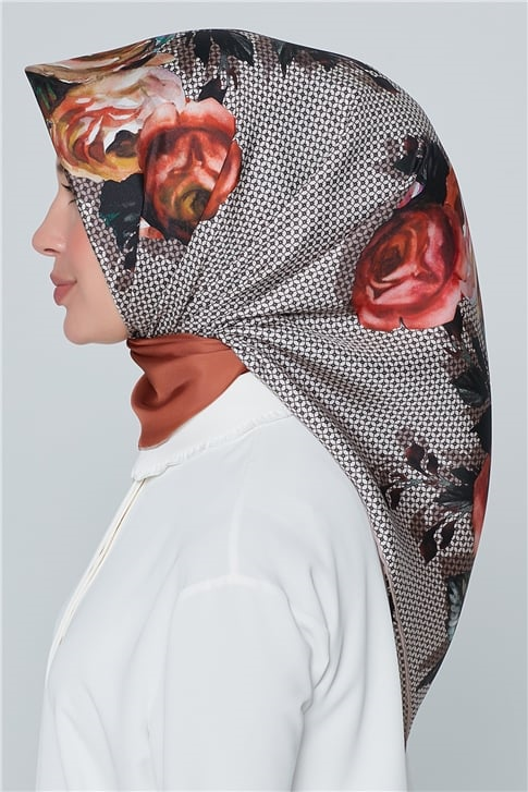 Armine Nostalji Twill İpek Eşarp 18Ya4513 3 34