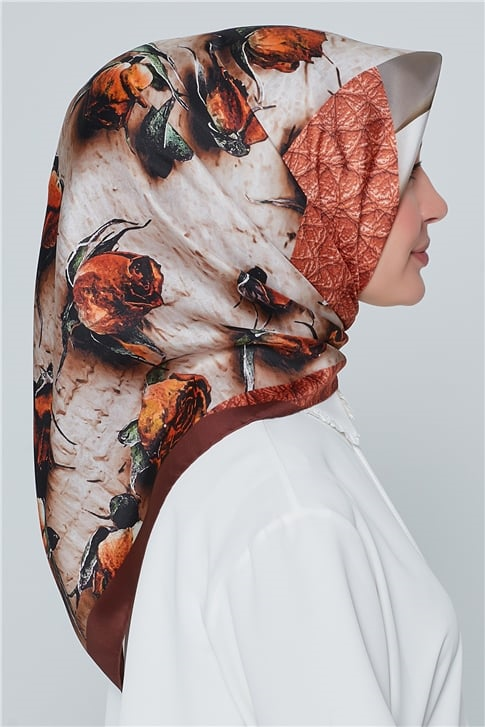 Armine Nostalji Twill İpek Eşarp 18Ya4533 33