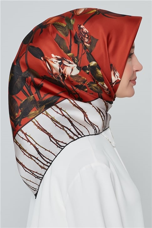 Armine Nostalji Twill İpek Eşarp 18Ya7240 31 05