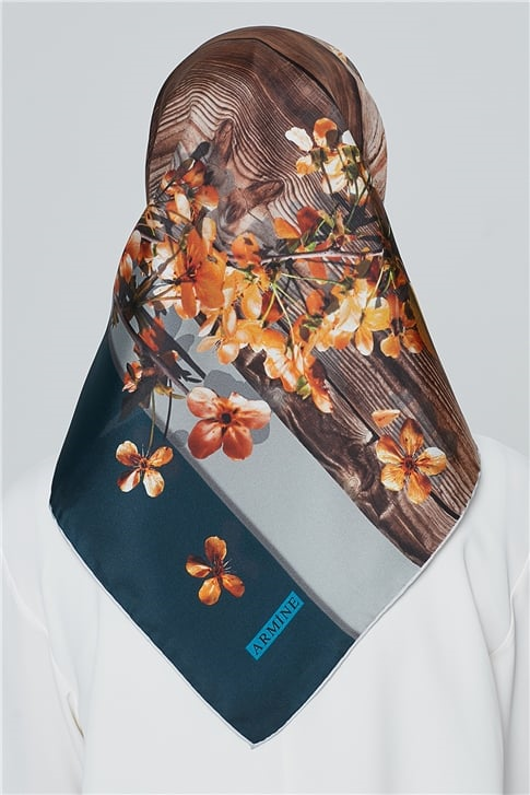 Armine Nostalji Twill İpek Eşarp 18Ya7246 35