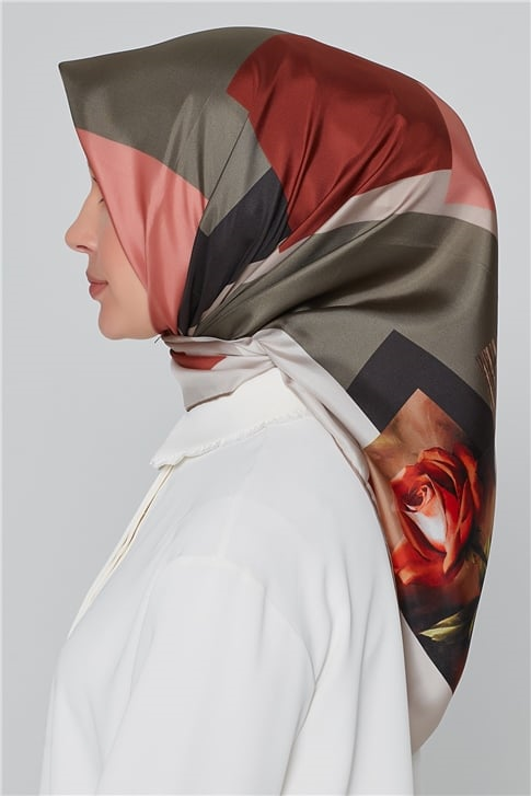 Armine Nostalji Twill İpek Eşarp 18Ya7263 36 35