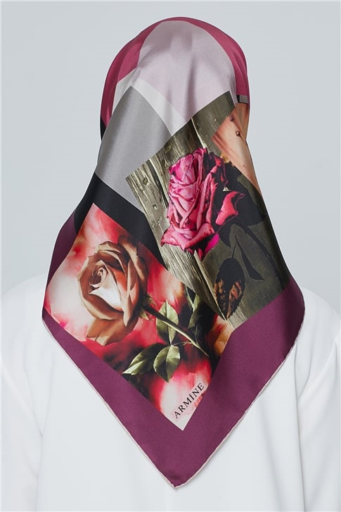 Armine Nostalji Twill İpek Eşarp 18Ya7263 36 36