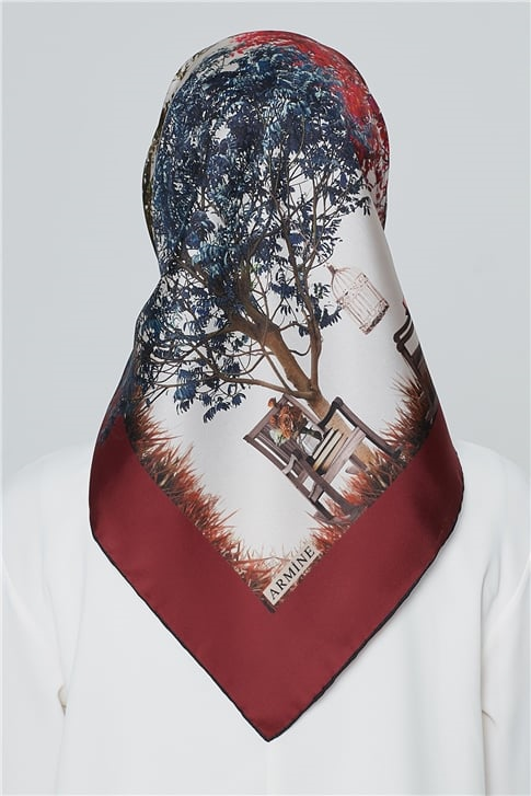 Armine Nostalji Twill İpek Eşarp 18Ya7276 26 82