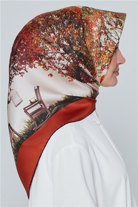 Armine Nostalji Twill İpek Eşarp 18Ya7276 26 26