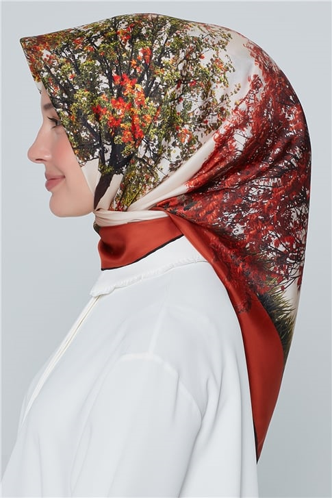 Armine Nostalji Twill İpek Eşarp 18Ya7276 26 26