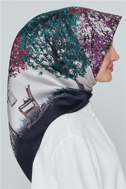 Armine Nostalji Twill İpek Eşarp 18Ya7276 26 81