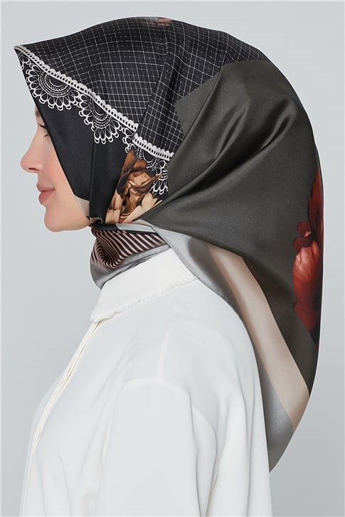 Armine Nostalji Twill İpek Eşarp 18Ya7284 34