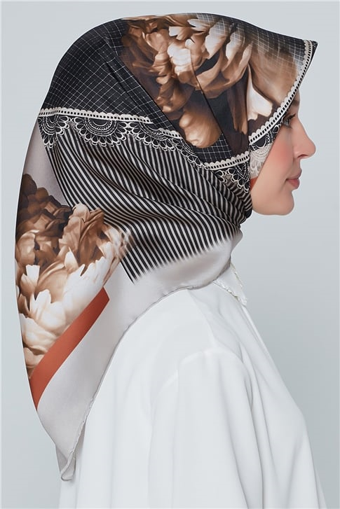 Armine Nostalji Twill İpek Eşarp 18Ya7284 31