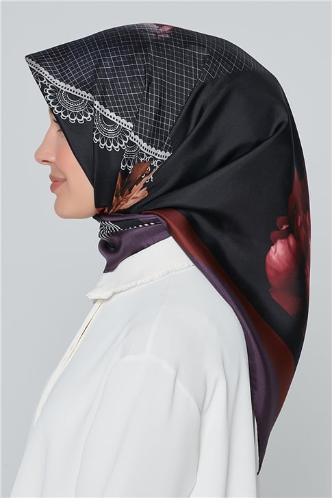 Armine Nostalji Twill İpek Eşarp 18Ya7284 06