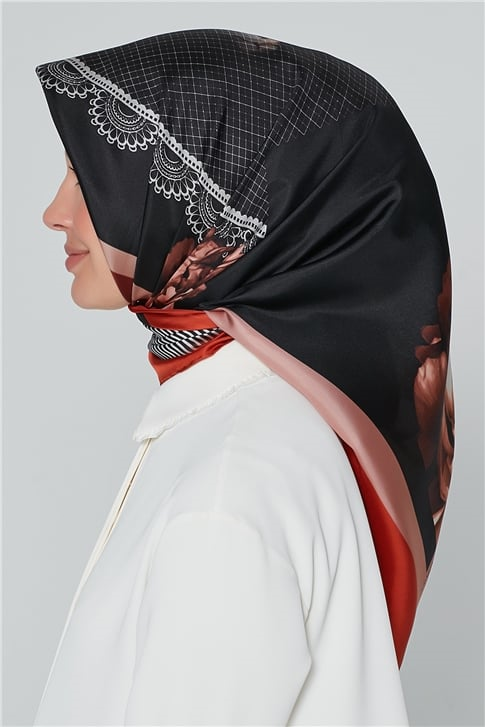 Armine Nostalji Twill İpek Eşarp 18Ya7284 02