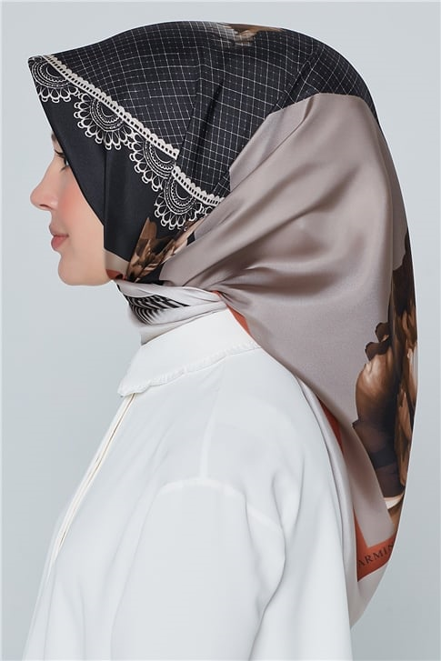 Armine Nostalji Twill İpek Eşarp 18Ya7284 31