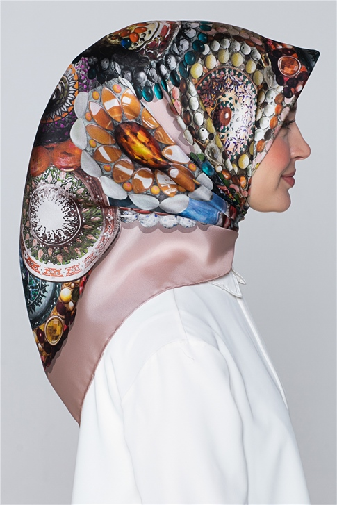 Armine Nostalji Twill İpek Eşarp 18Ya7405 42