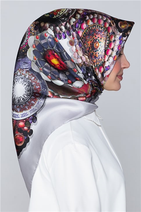 Armine Nostalji Twill İpek Eşarp 18Ya7405 83