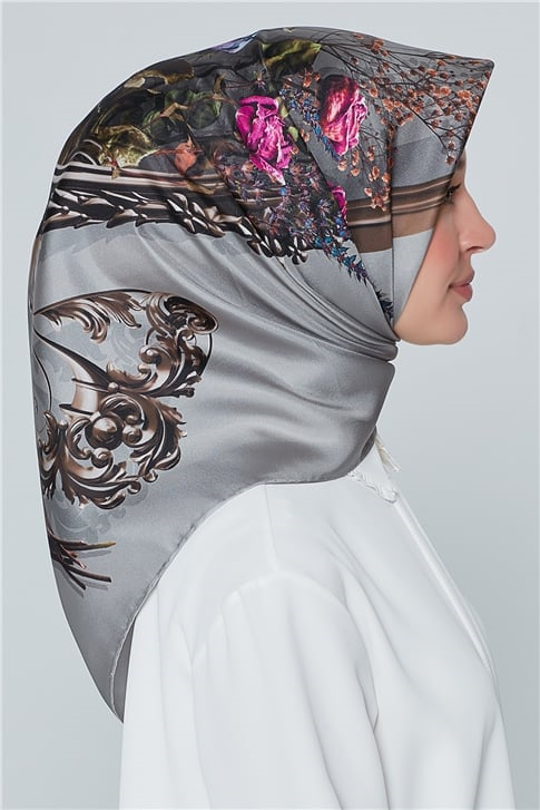 Armine Nostalji Twill İpek Eşarp 18Ya7469 33