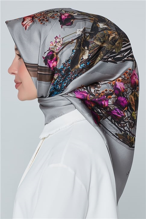 Armine Nostalji Twill İpek Eşarp 18Ya7469 33