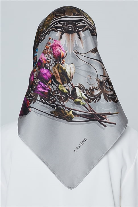 Armine Nostalji Twill İpek Eşarp 18Ya7469 33