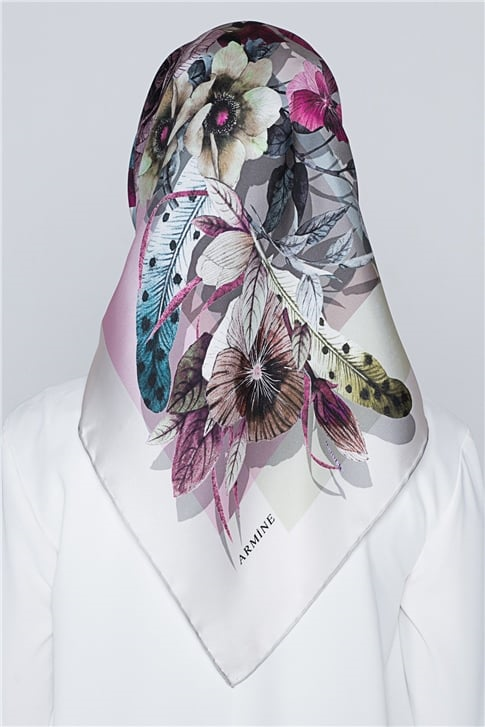 Armine Nostalji Twill İpek Eşarp 18Ya7580 36 81