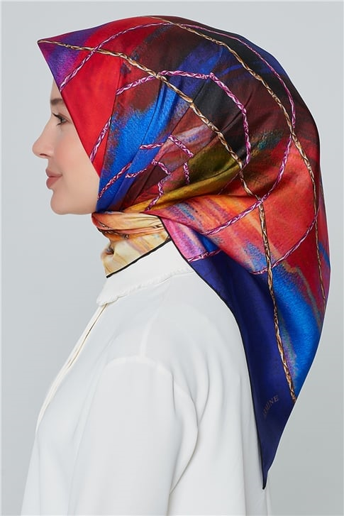 Armine Nostalji Twill İpek Eşarp 18Ya7956 09