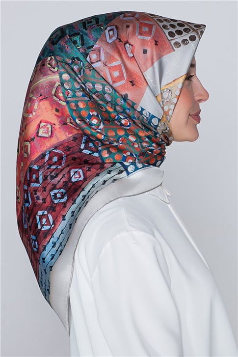 Armine Nostalji Twill İpek Eşarp 18Ya7960 44