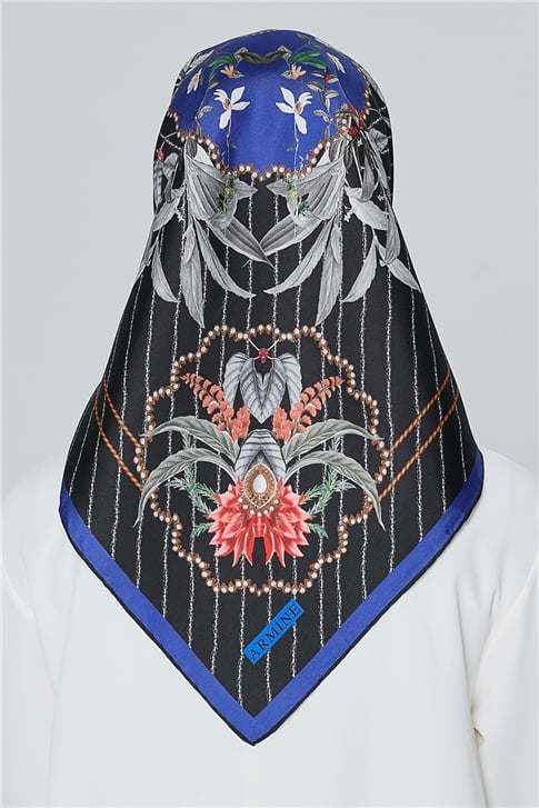 Armine Nostalji Twill İpek Eşarp 18Ya8040 09