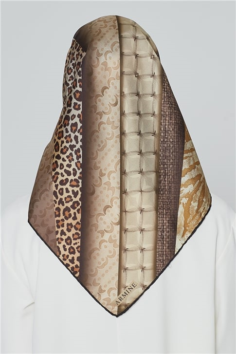 Armine Nostalji Twill İpek Eşarp 19Ya8254 09