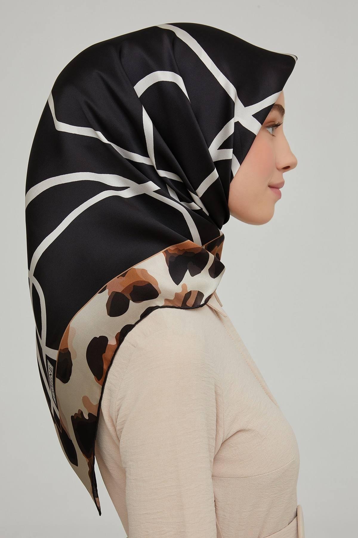 Armine Özel Nostalji Serisi Sura İpek Eşarp Modelleri 8653DS-20