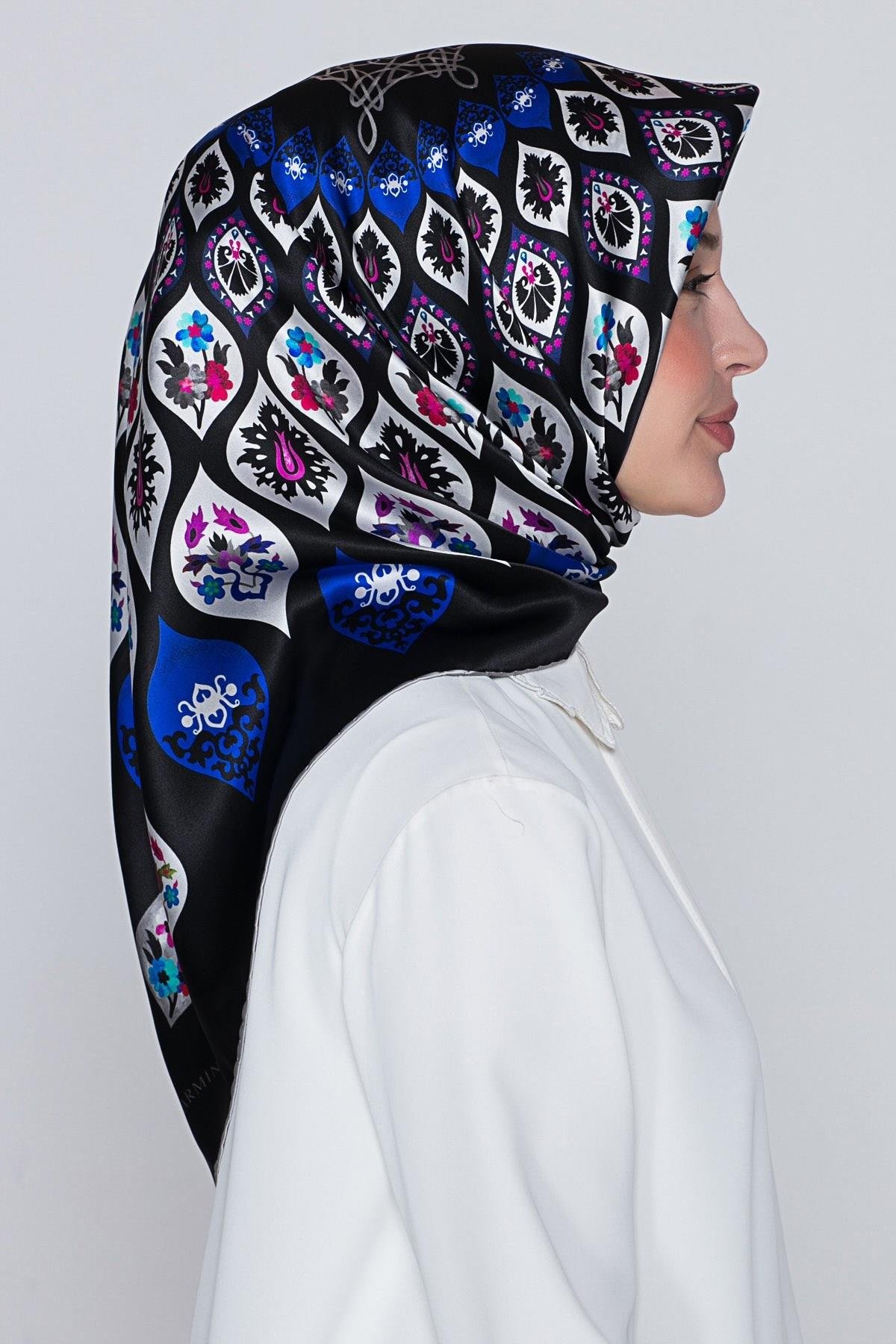 Armine Özel Nostalji Serisi Sura İpek Eşarp Modelleri 7901DS-22