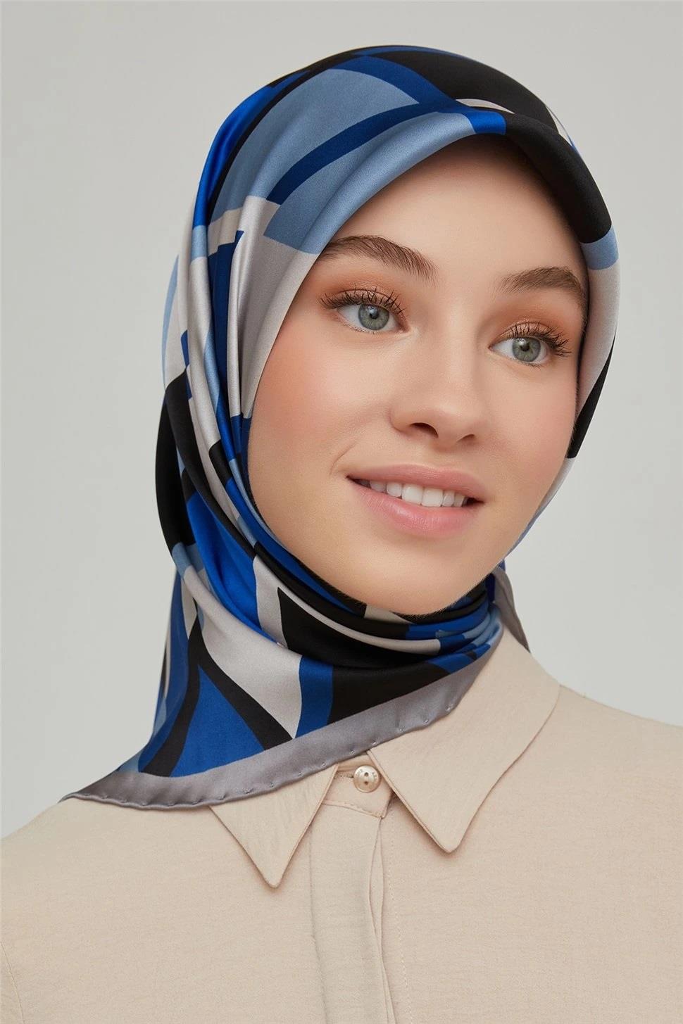 Armine Özel Nostalji Serisi Twill İpek Eşarp Modelleri 8664-28