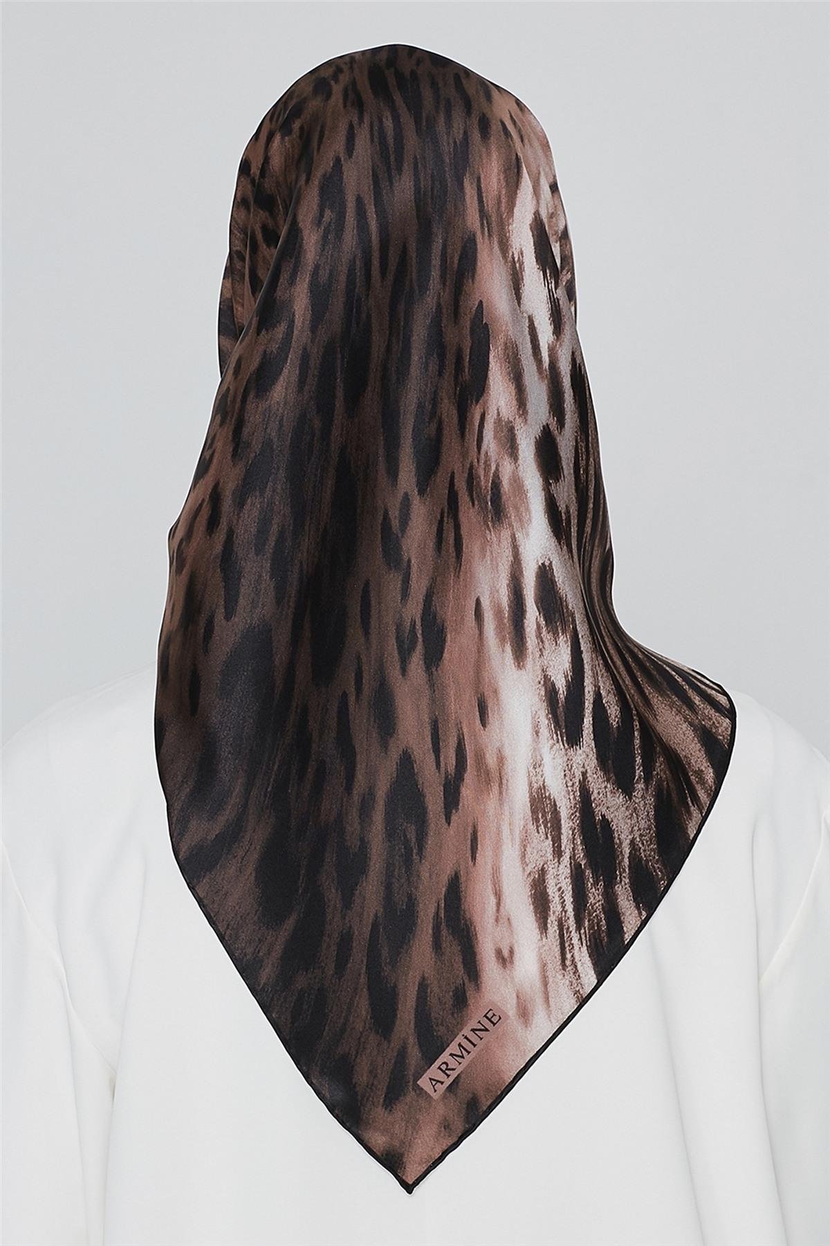 Armine Özel Nostalji Serisi Twill İpek Eşarp 8435D 9