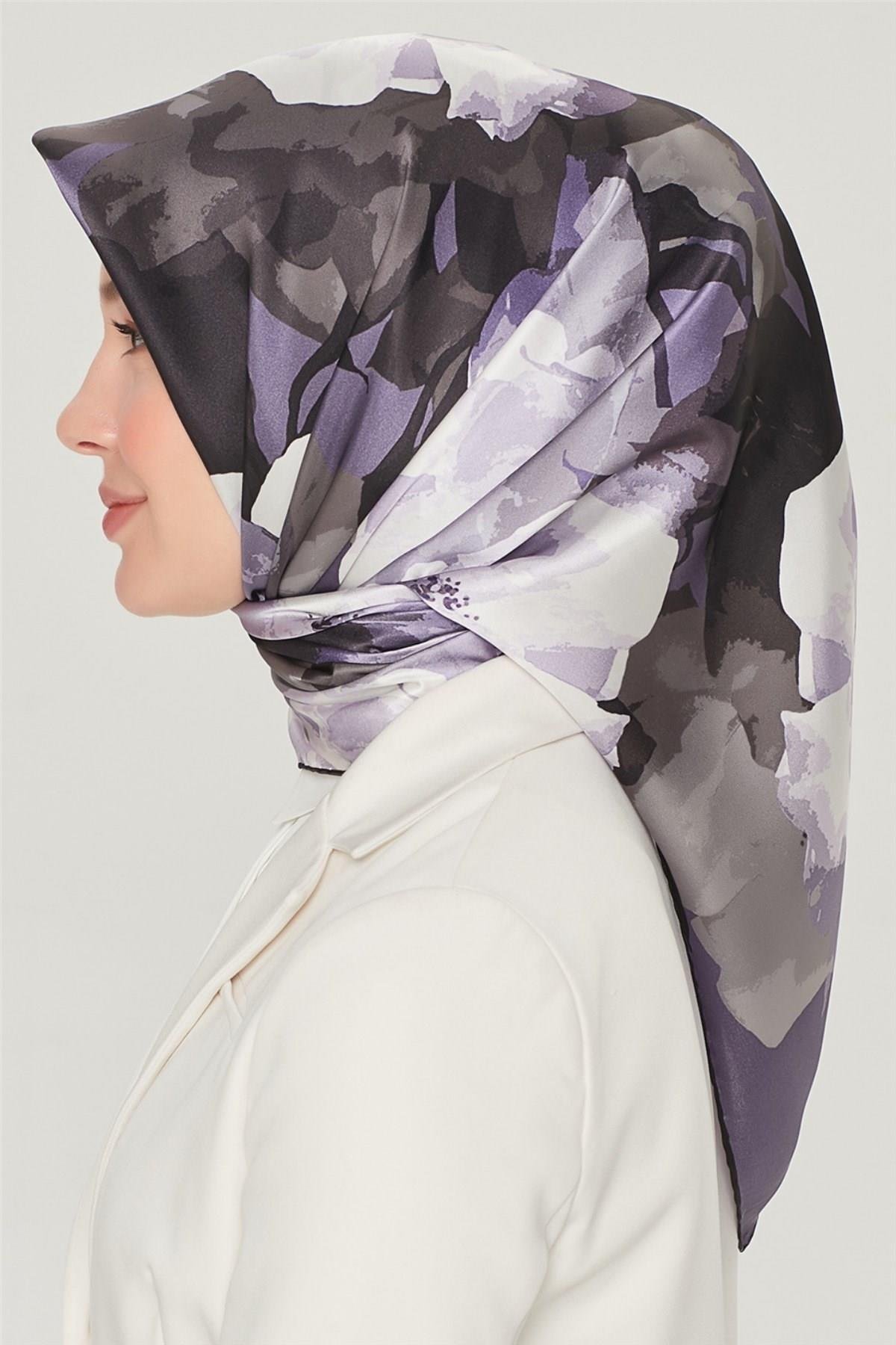 Armine Özel Nostalji Serisi Twill İpek Eşarp Modelleri 8534D-81
